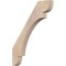 Ekena Millwork 3 1/2"W x 26"D x 34"H Olympic Smooth Knee Brace, Douglas Fir BRC04X26X34OLY00SDF - alternate 1